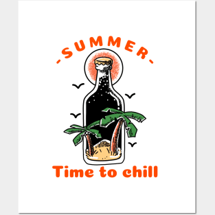 Summer! Time To Chill Posters and Art